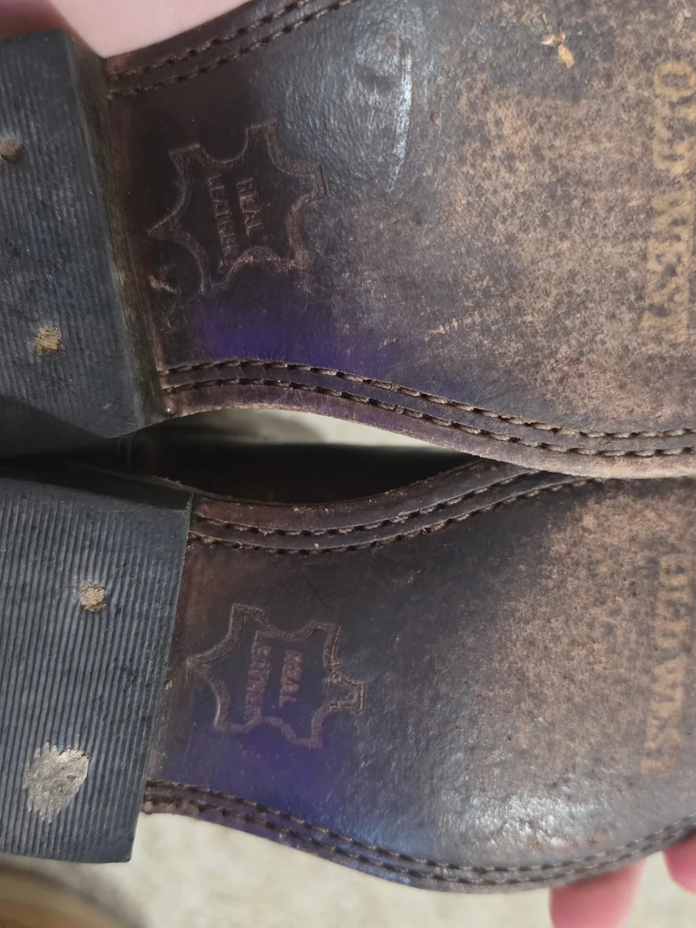 Old West Leather Cowboy Boots